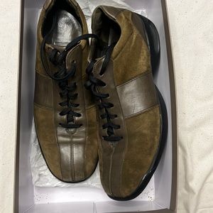 Leather and Suede Cole Haan Nike Air Ventura sport shoes. 10M